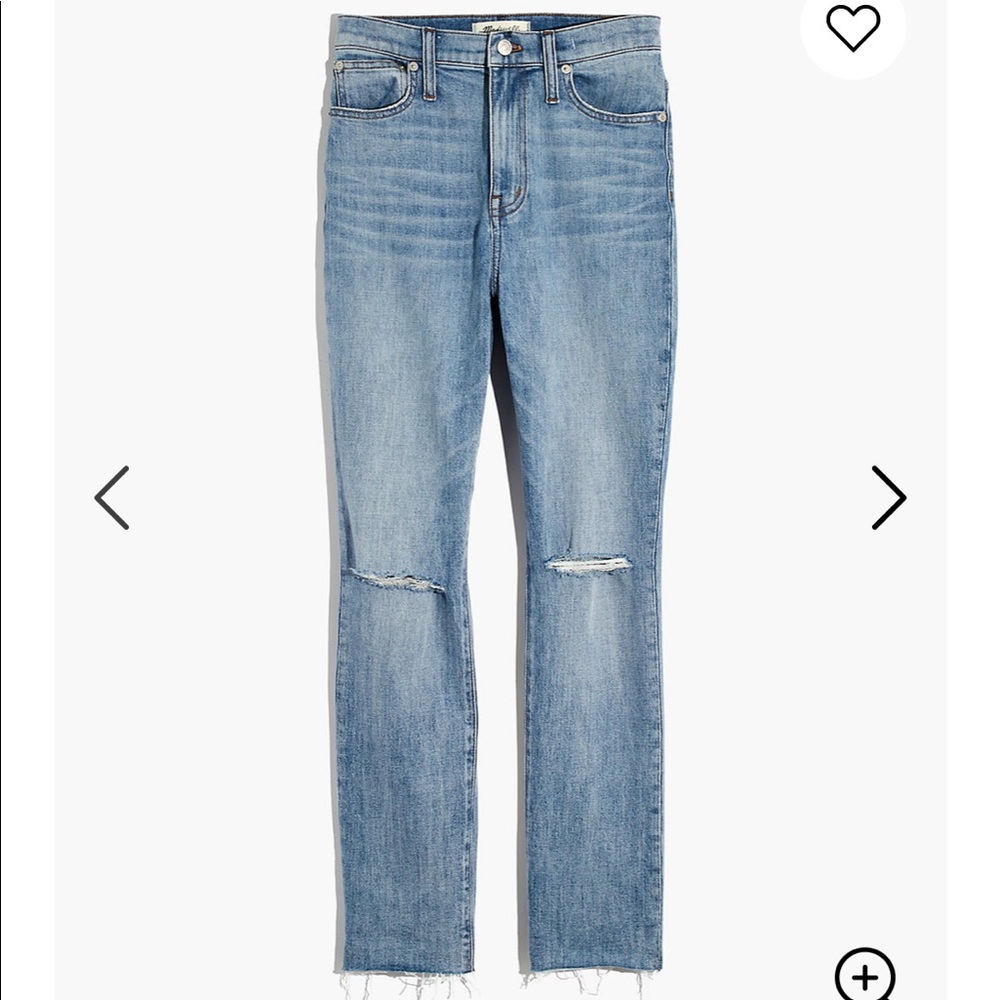 Madewell 11” Highrise Boy Jean: Elkhart Wash